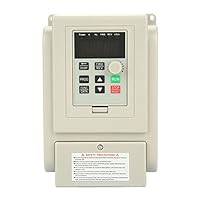 2.2kW VFD Drive Inverter, 220V AC Single-Phase Variable Frequency Drive Inverter, Walfront VFD Speed Controller Inverter for 3-Phase Motor